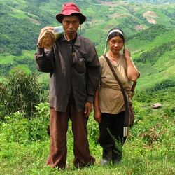 Akha couple in northern Thailand