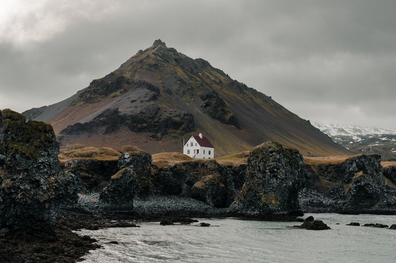 Arnarstapi, a rural fishing village in the west of Iceland.