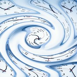 Distorted clock faces