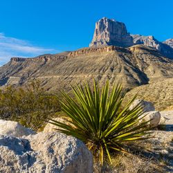 El Capitan in the Guadalupe Mountains National Park, Texas.