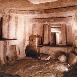 The Hal-Saflieni Hypogeum is a subterranean structure featuring chambers, corridors, open spaces, nooks, and halls