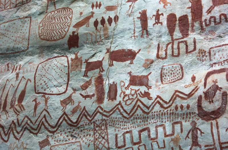 Cave art from Cerro Azul