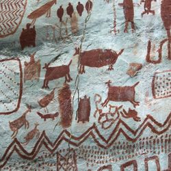 Cave art from Cerro Azul