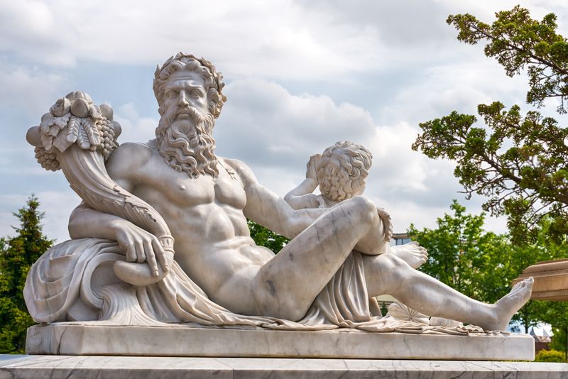 Statue of Greek god Zeus