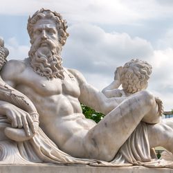 Statue of Greek god Zeus