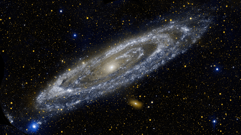 Andromeda galaxy.
