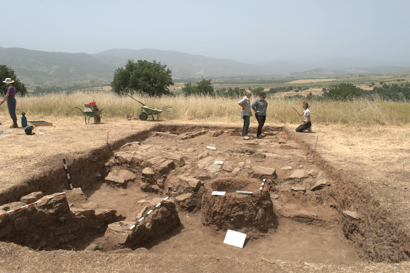 Archaeologists and student researchers carefully excavate the ancient site in Crnobuki, North Macedonia, unearthing artifacts that shed new light on the city's history and its role in the ancient world.