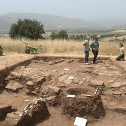 Archaeologists and student researchers carefully excavate the ancient site in Crnobuki, North Macedonia, unearthing artifacts that shed new light on the city's history and its role in the ancient world.