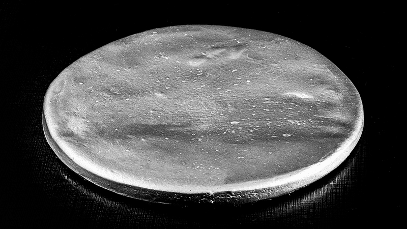 An enriched uranium billet.