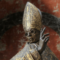 statue of pope pius XII