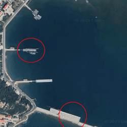 Google map of naval base in China.
