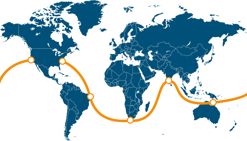 Map of Project Waterworth