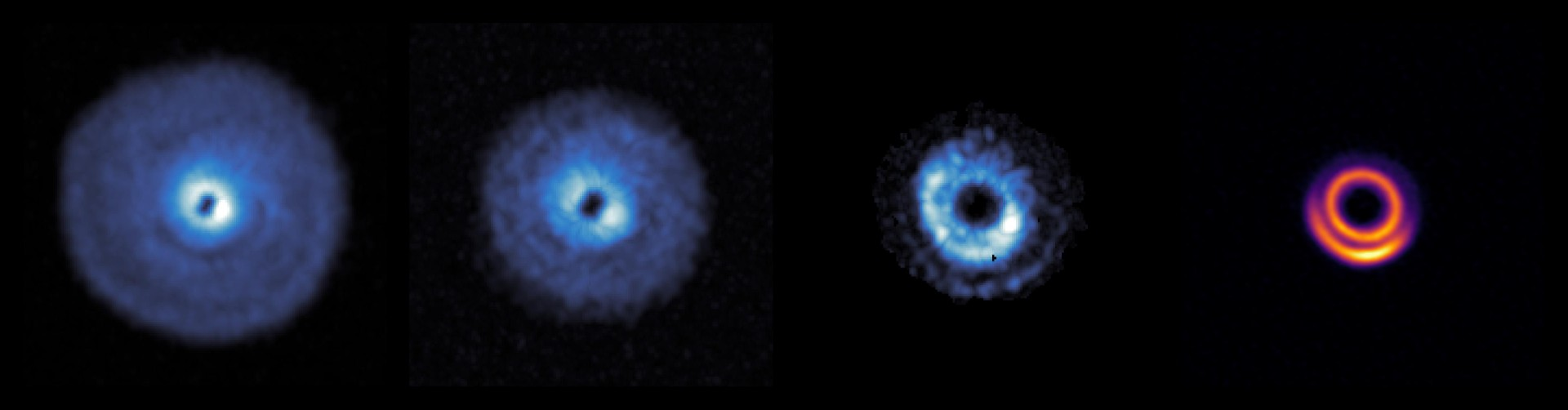 Young star HD 135344B, imaged with four different methods, with a structure "suggestive of a vortex". Young star HD 135344B, imaged with four different methods, with a structure "suggestive of a vortex".