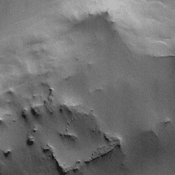Square structure captured on Mars in 2001.