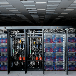 The Venado supercomputer during installation at Los Alamos National Laboratory.
